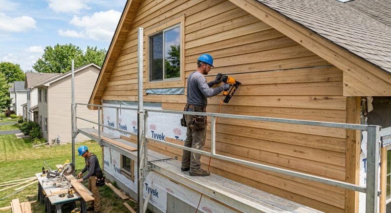 Cedar Siding Installation in Boston, MA