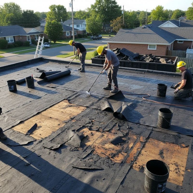 Local Flat Roof Repair pros at work